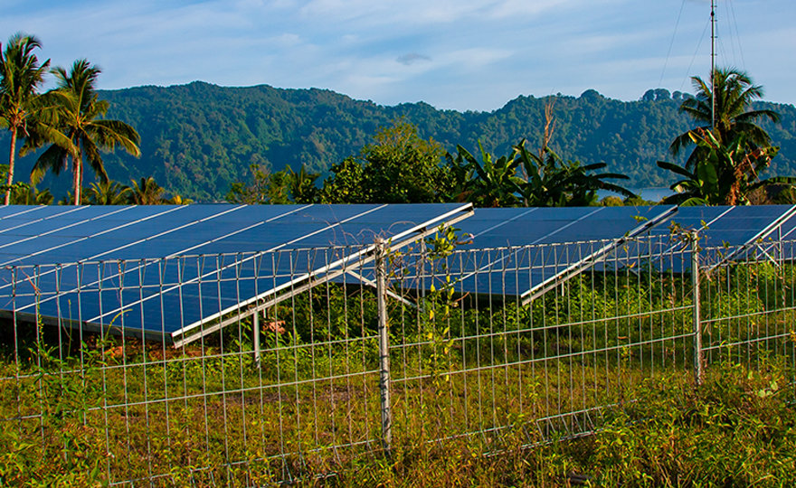 Solar farm Asia