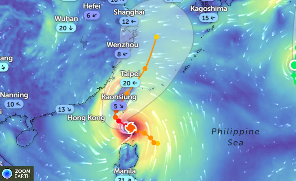 Typhoon Krathon Expected To Make ‘rare’ Direct Hit On Taiwan’s Western ...