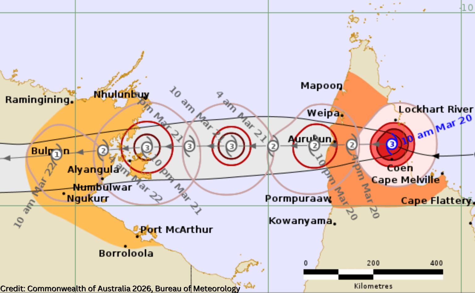 Tropical Cyclone Narelle makes landfall in Far North Queensland